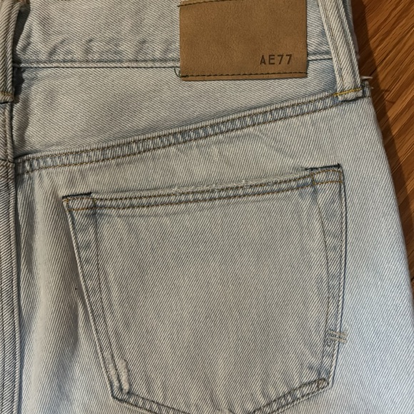 AE77 Premium Classic Denim Short - Light Blue NWOT 4 - Picture 8 of 11
